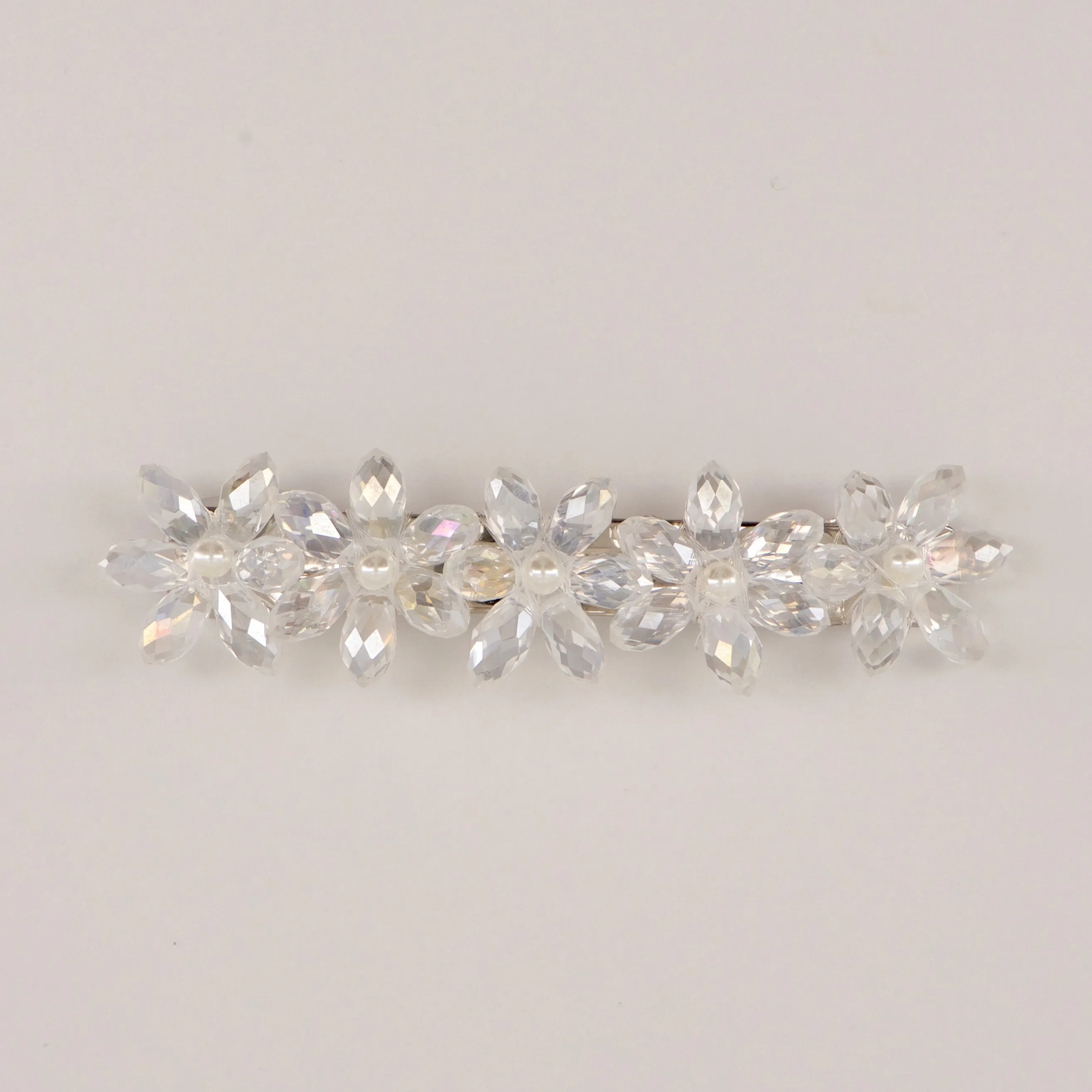 The Lyon Crystal Flower Designer Hair Clip