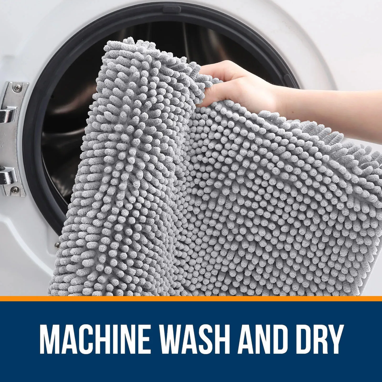 Thick Absorbent Shaggy Bath Mat