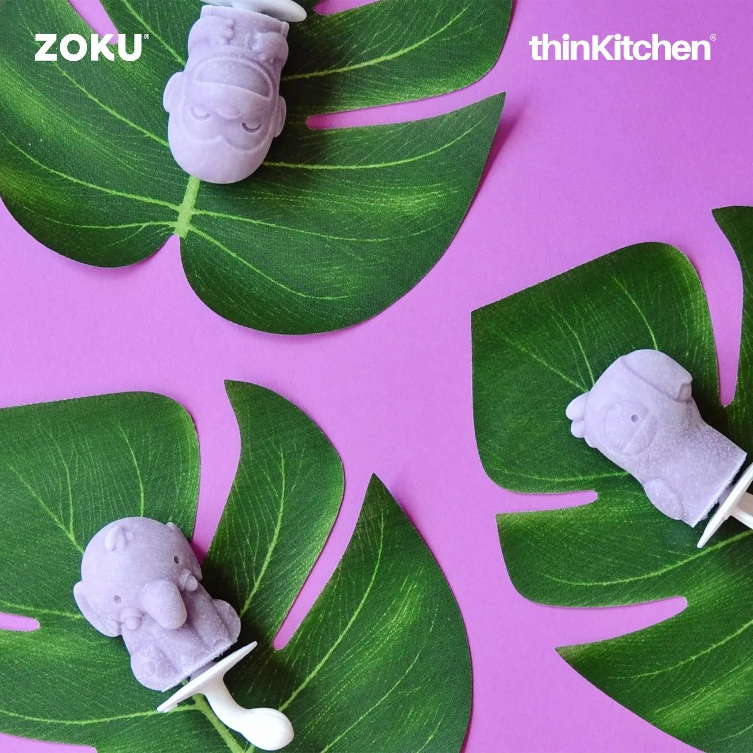 thinKitchen™ Zoku Safari Pop Mold (4 pop)