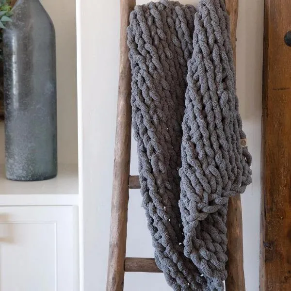 Throw Blanket INFINITE LOVE BLANKET - LITTLE - SLATE