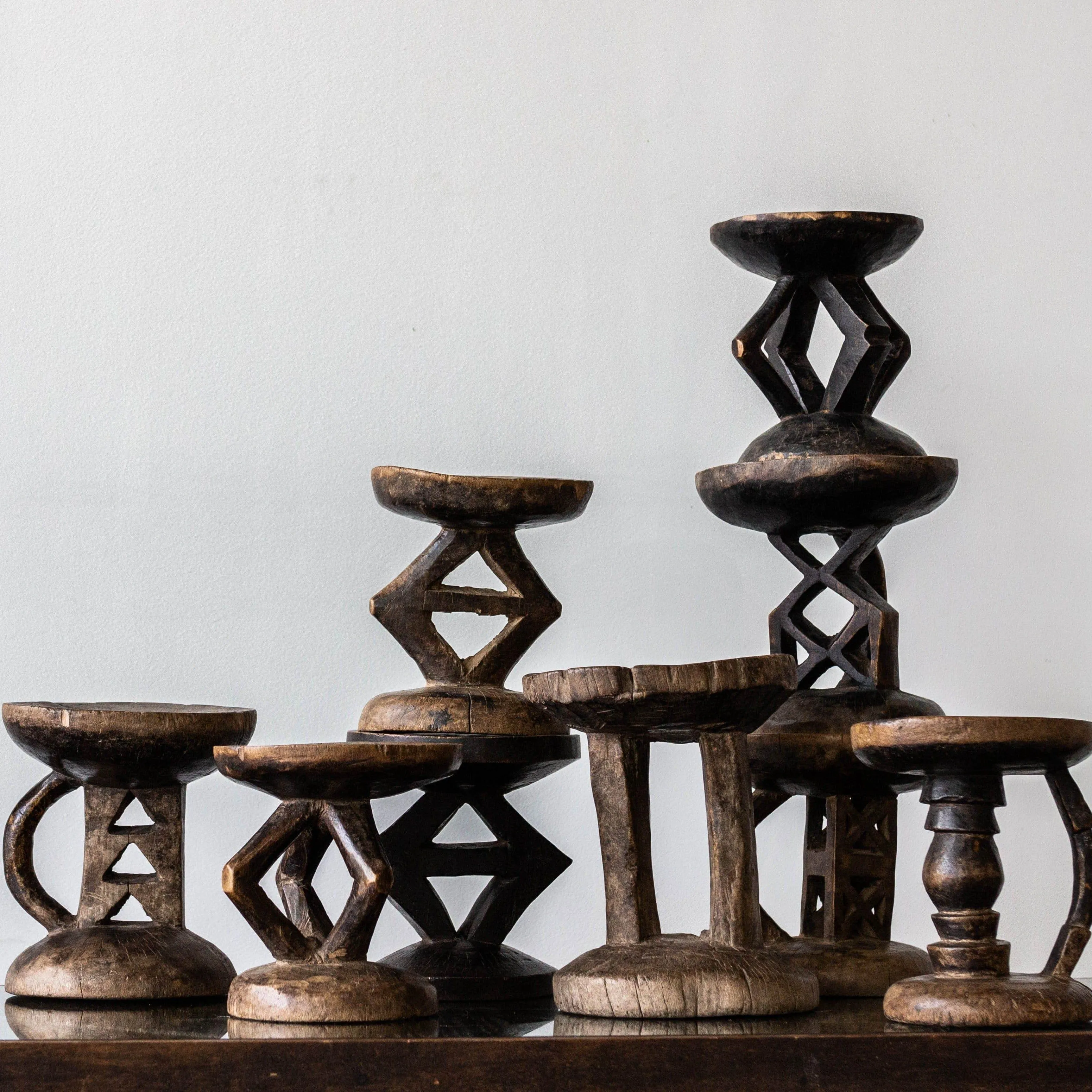 Tonga Stool African Artifact Wood