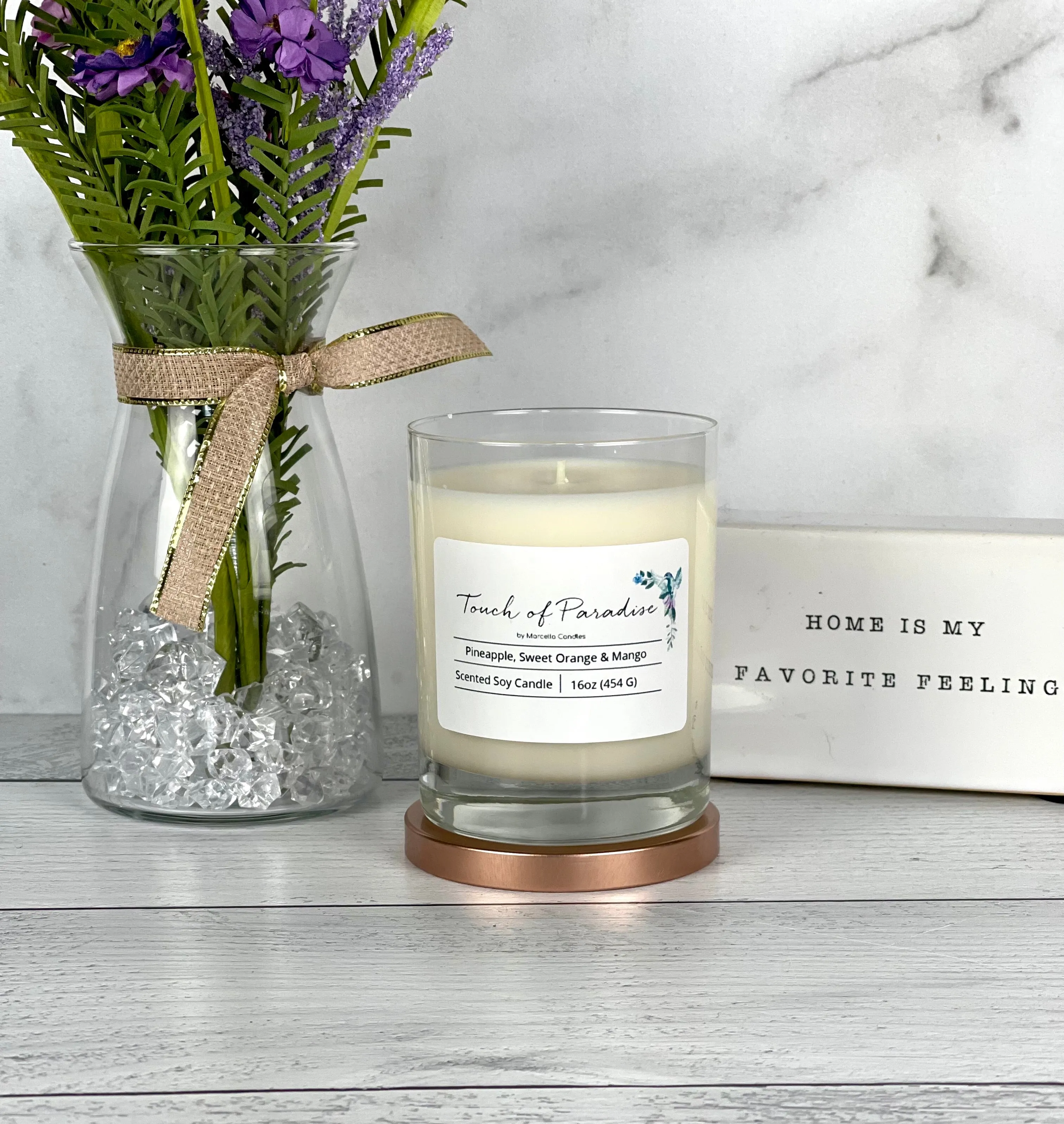 Touch of Paradise Pineapple, Sweet Orange, & Mango 13.5oz Soy Candle