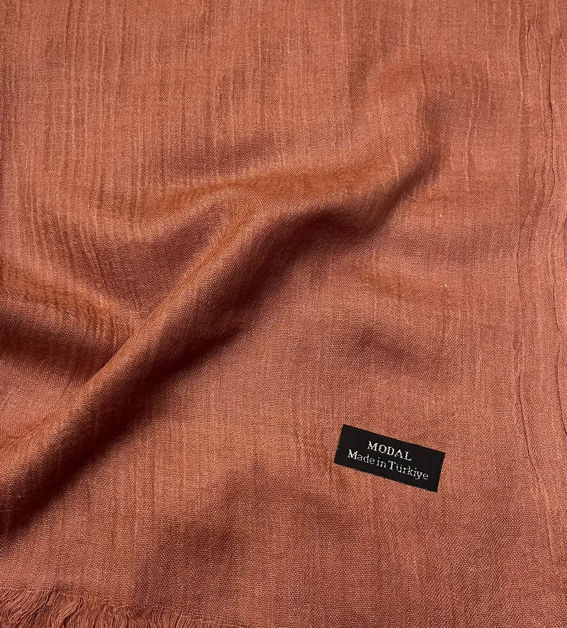 Turkish Modal Hijab Istanbul - Rust Orange