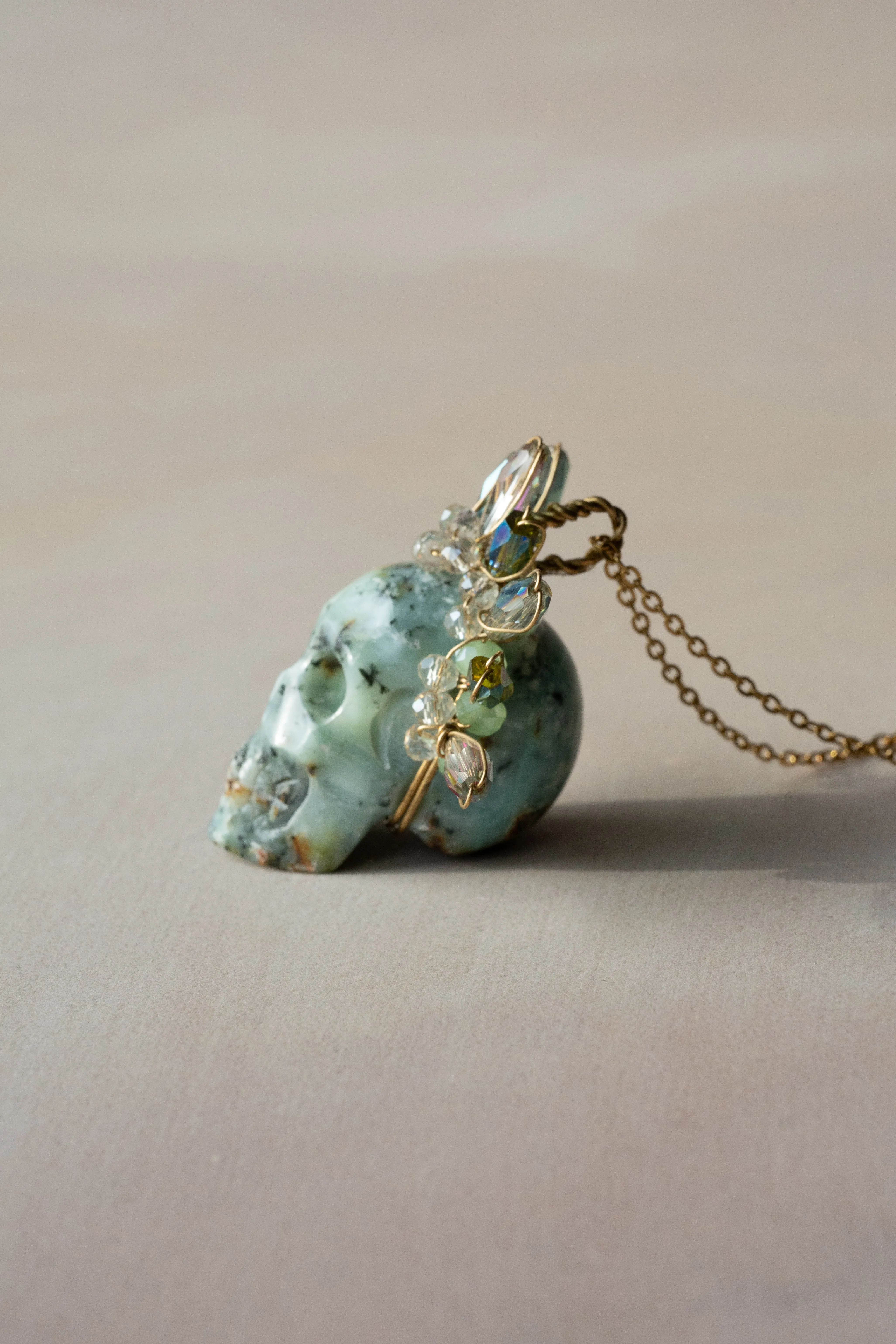 Turquoise Skull Necklace