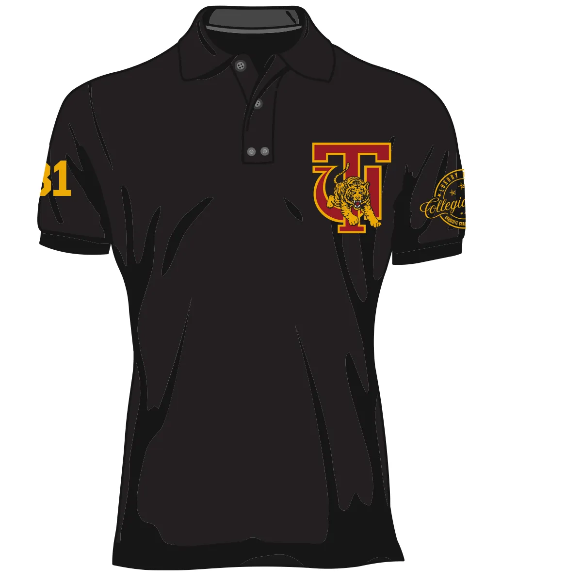 TUSKEGEE | The Iconic TIGERS. Polo Shirt