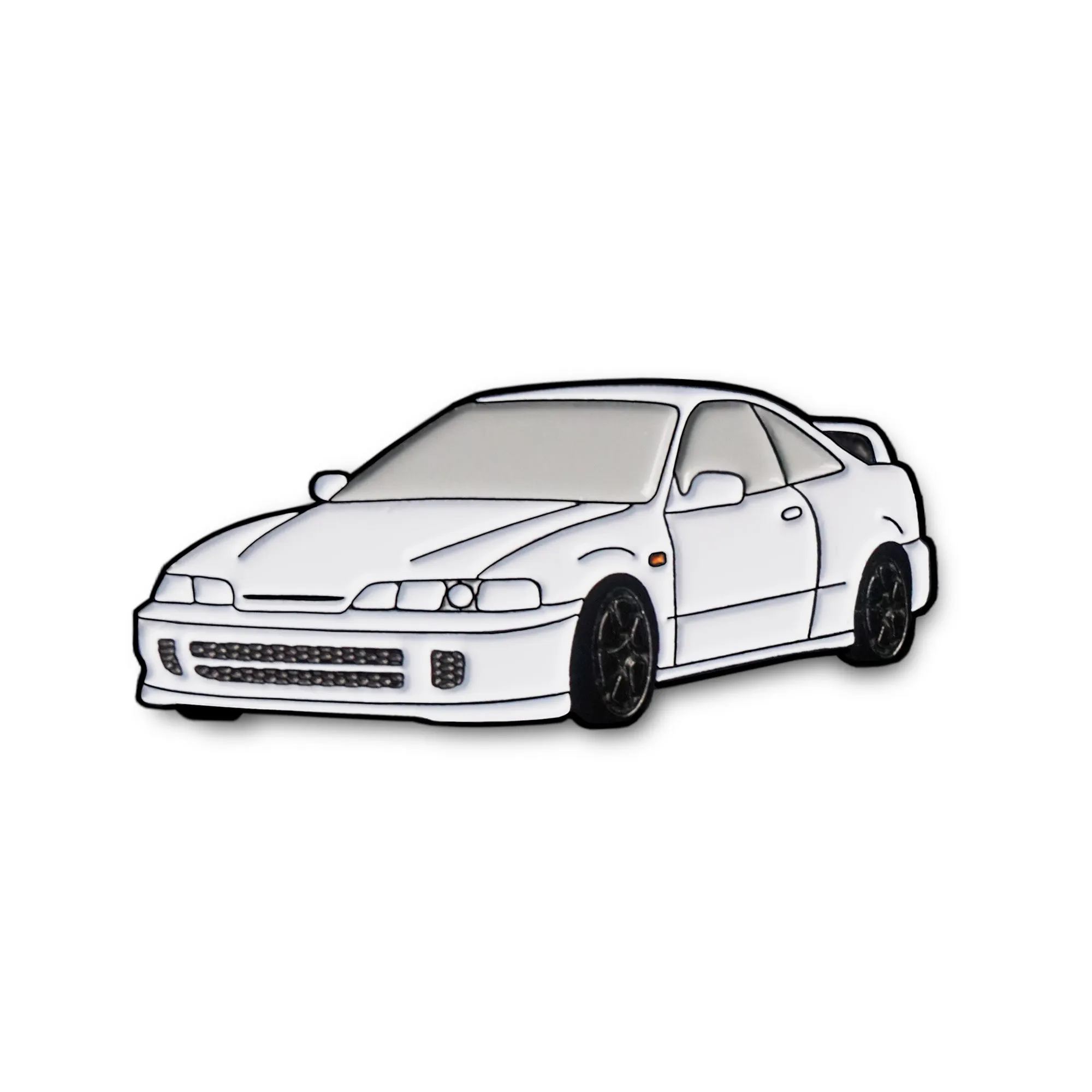Type R (White) Car Lapel Enamel Pin