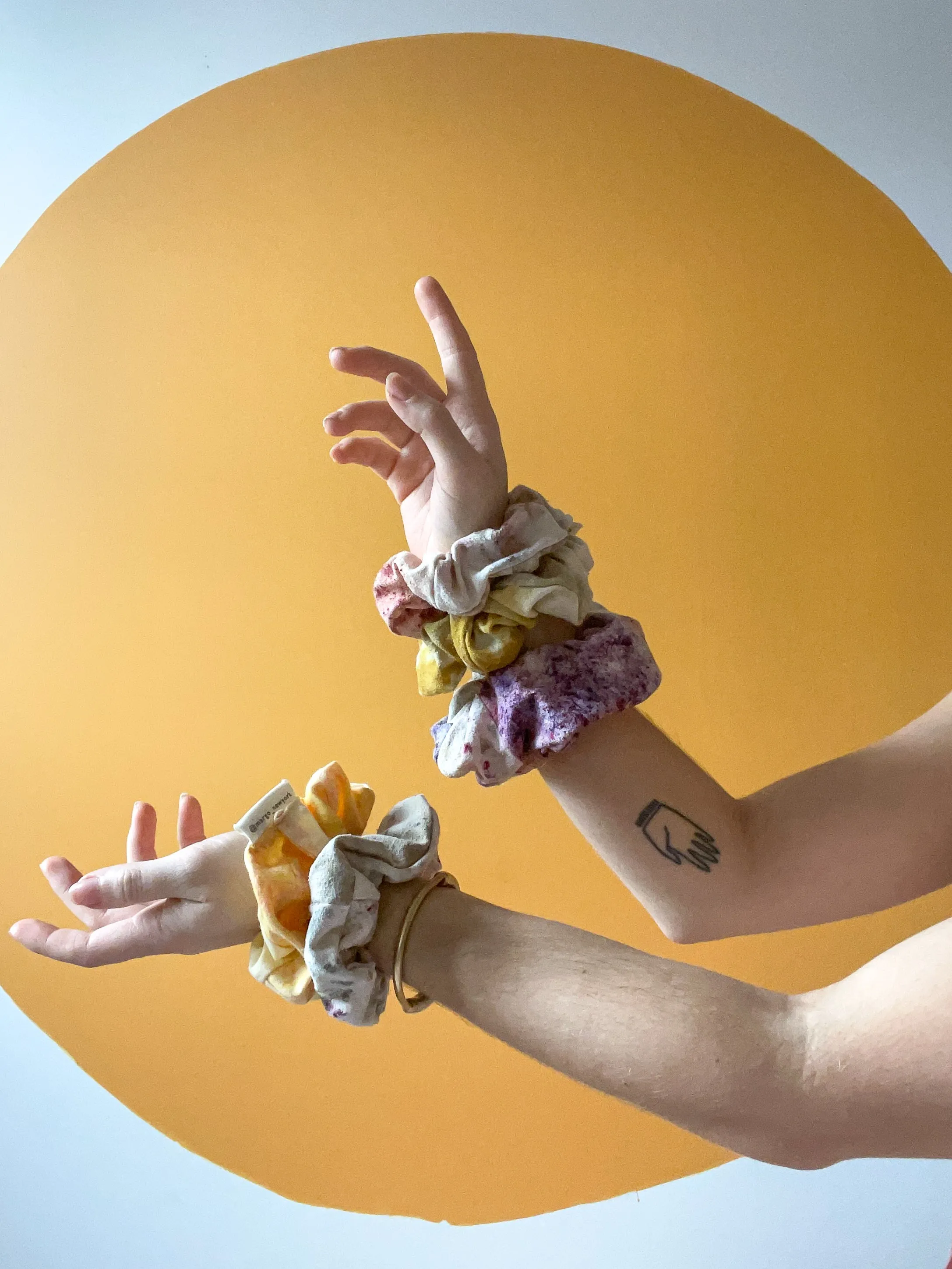 Upcycled Silk Scrunchies