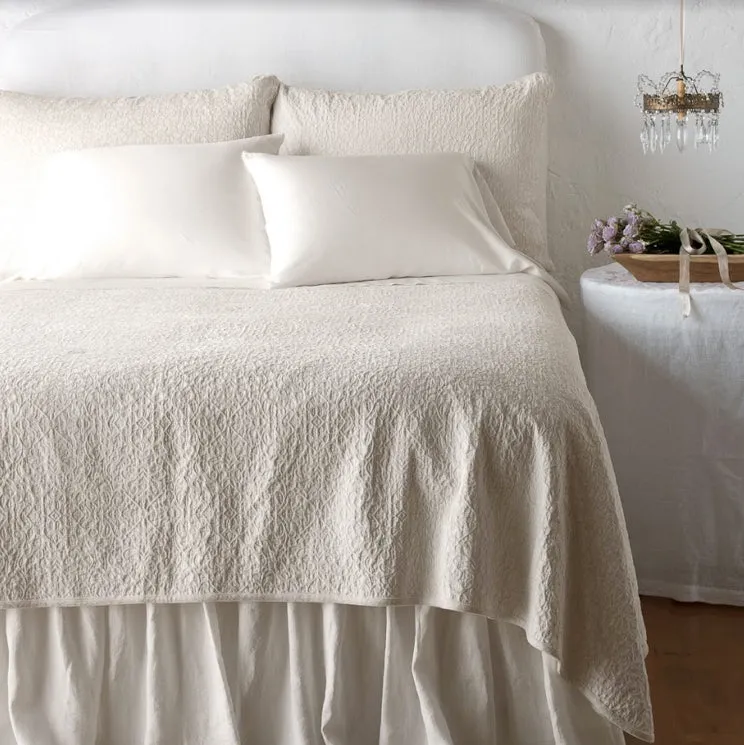 Vienna Coverlet - Parchment - Queen