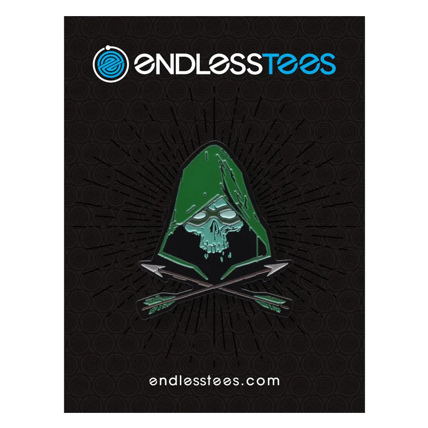 Vigilante & Crossbones Enamel Pin