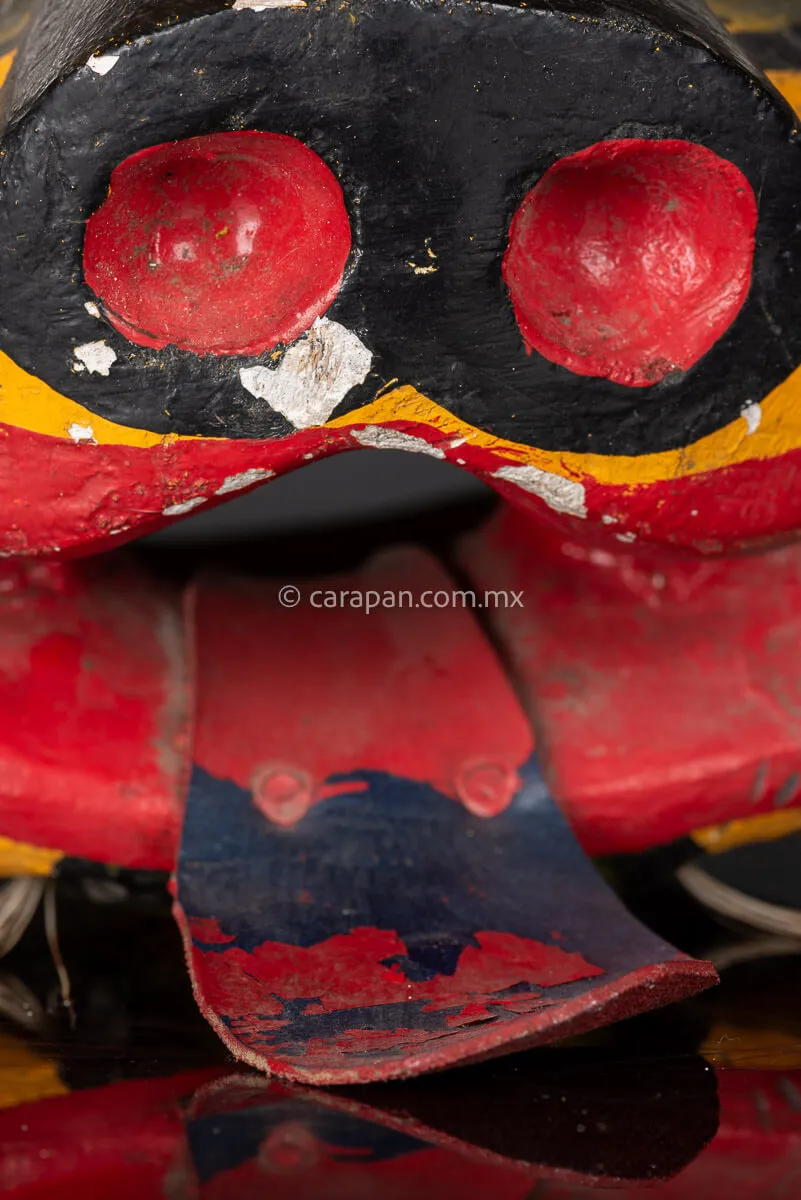 Vintage Jaguar Dance Mexican Mask Tecuani