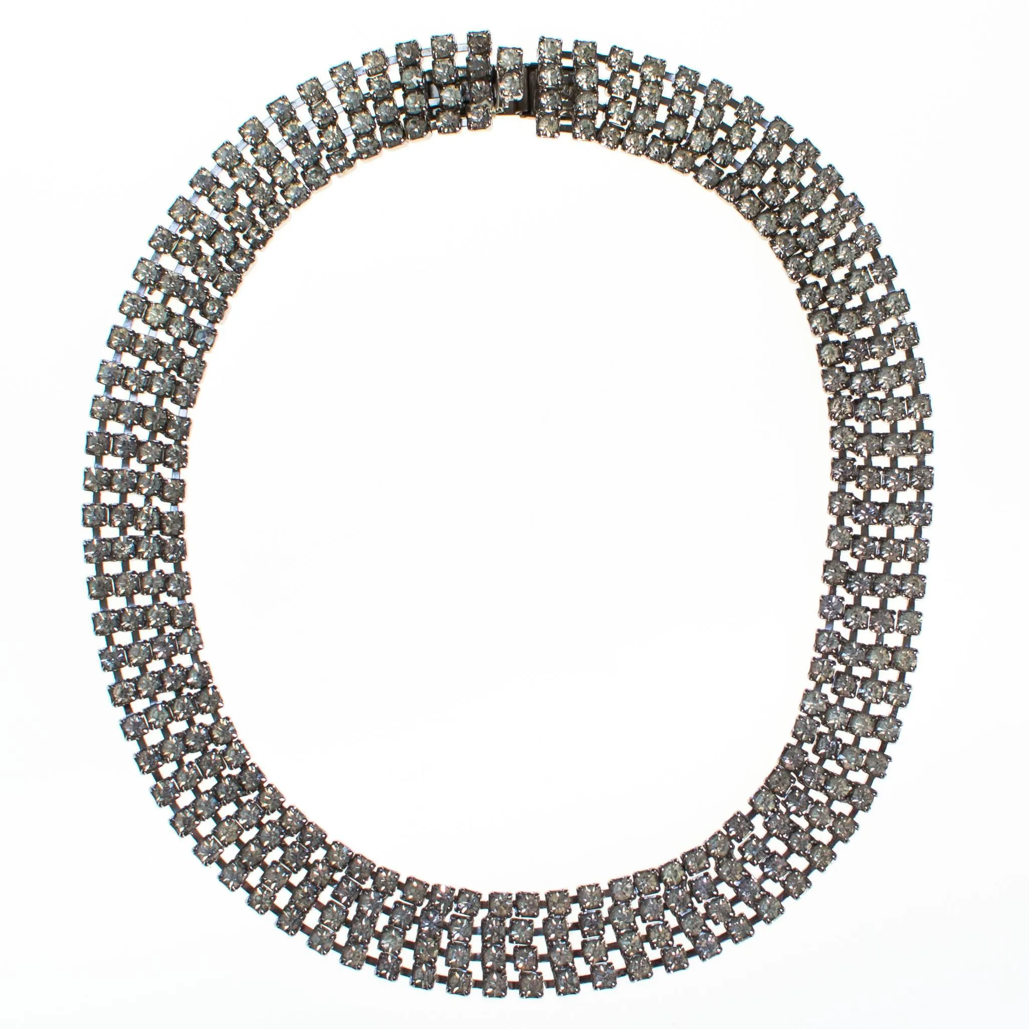 Vintage Rhinestone Choker Necklace