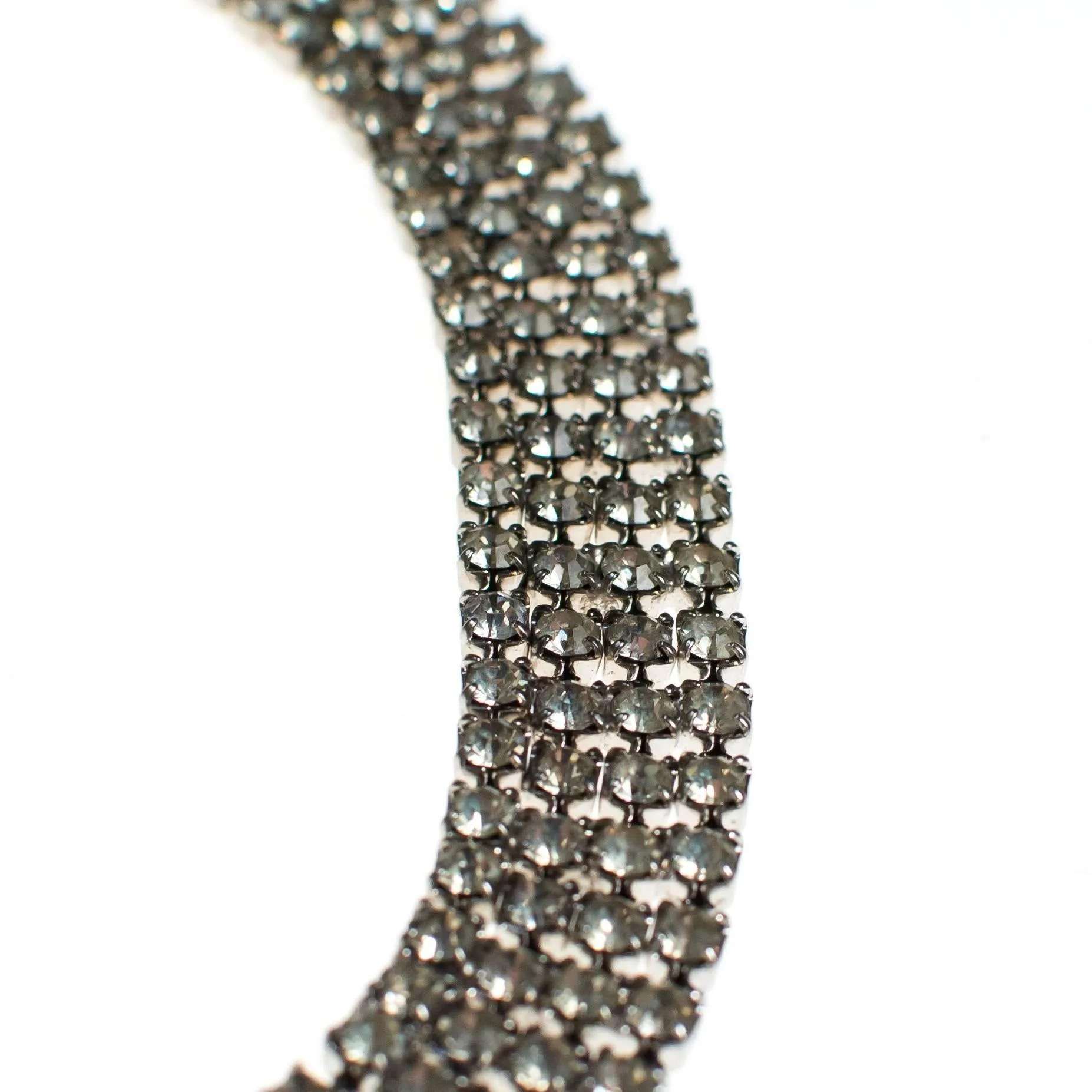 Vintage Rhinestone Choker Necklace