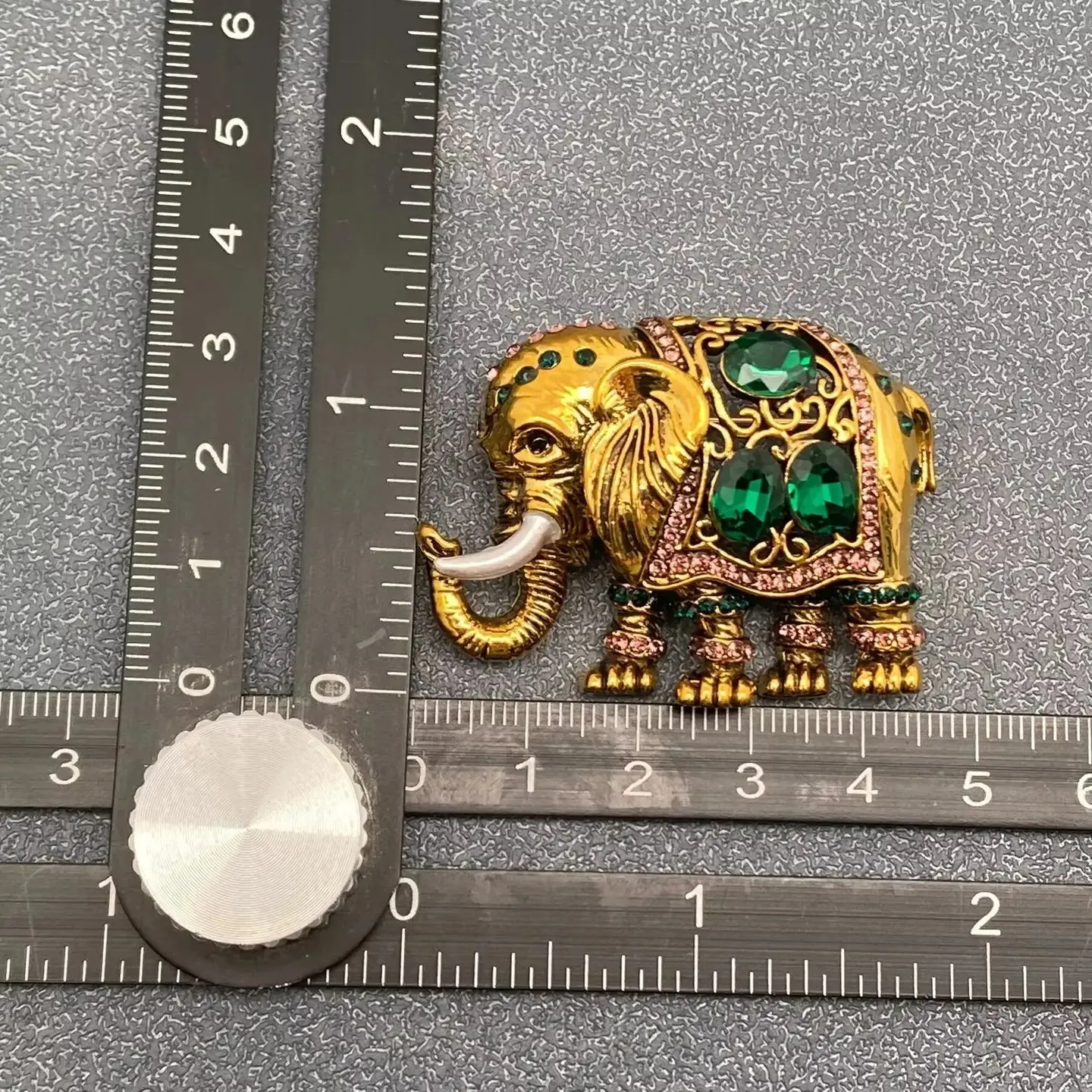Vintage Thai Elephant Brooch