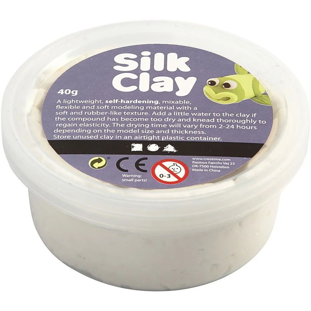 White Colour Pliable Lightweight Modelling Compound With Plastic Tub 40 g
