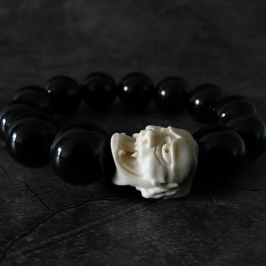 White Hannya Demon Mask Bracelet (50% OFF)