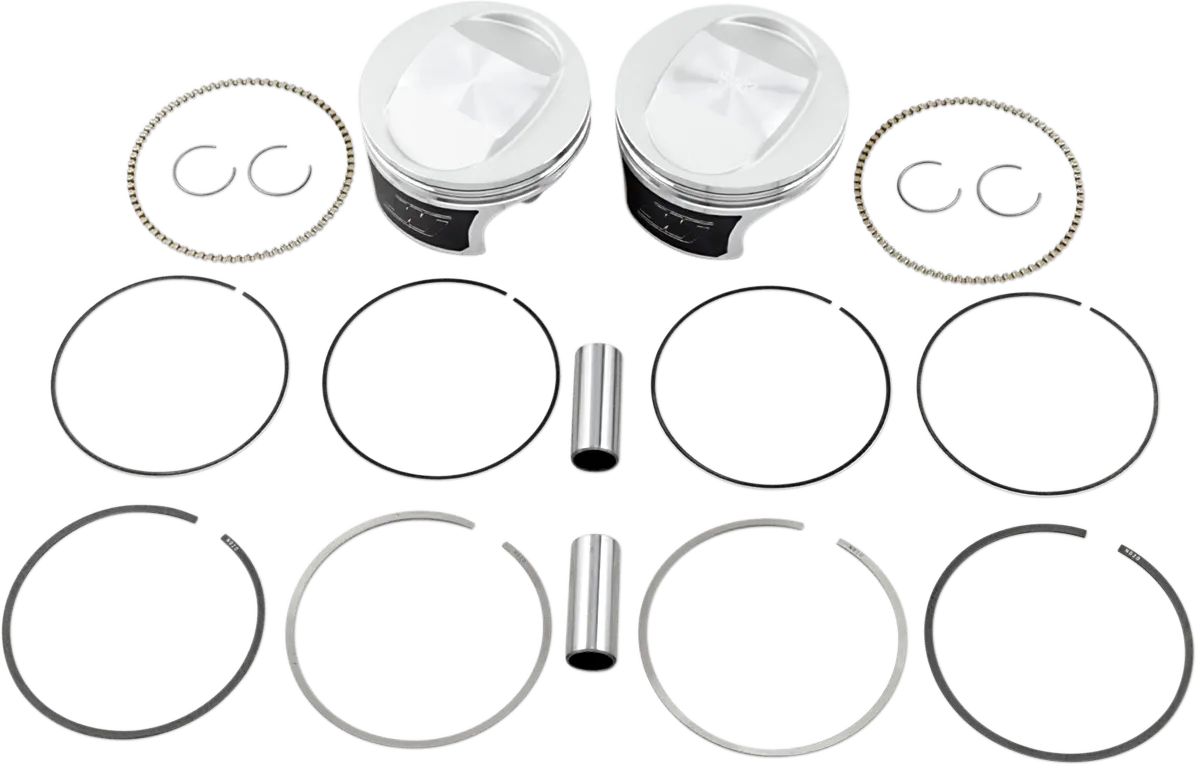 Wiseco K0208P1 Tracker Series Piston Kit (95ci.) - .010in. Oversized, 10.5:1 Compression
