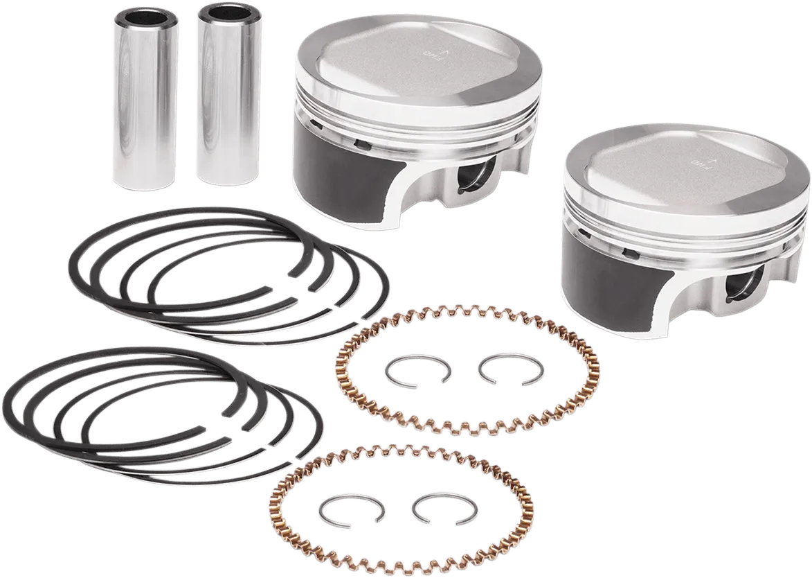 Wiseco K0208P1 Tracker Series Piston Kit (95ci.) - .010in. Oversized, 10.5:1 Compression