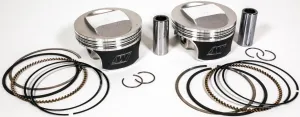 Wiseco K0210P1 Tracker Series Piston Kit (103ci.) - .010in. Oversized, 10.5:1 Compression