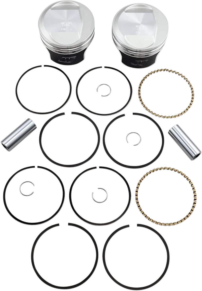 Wiseco K0215PS Tracker Series Piston Kit (1340ci.) - Standard Bore, 8.5:1 Compression