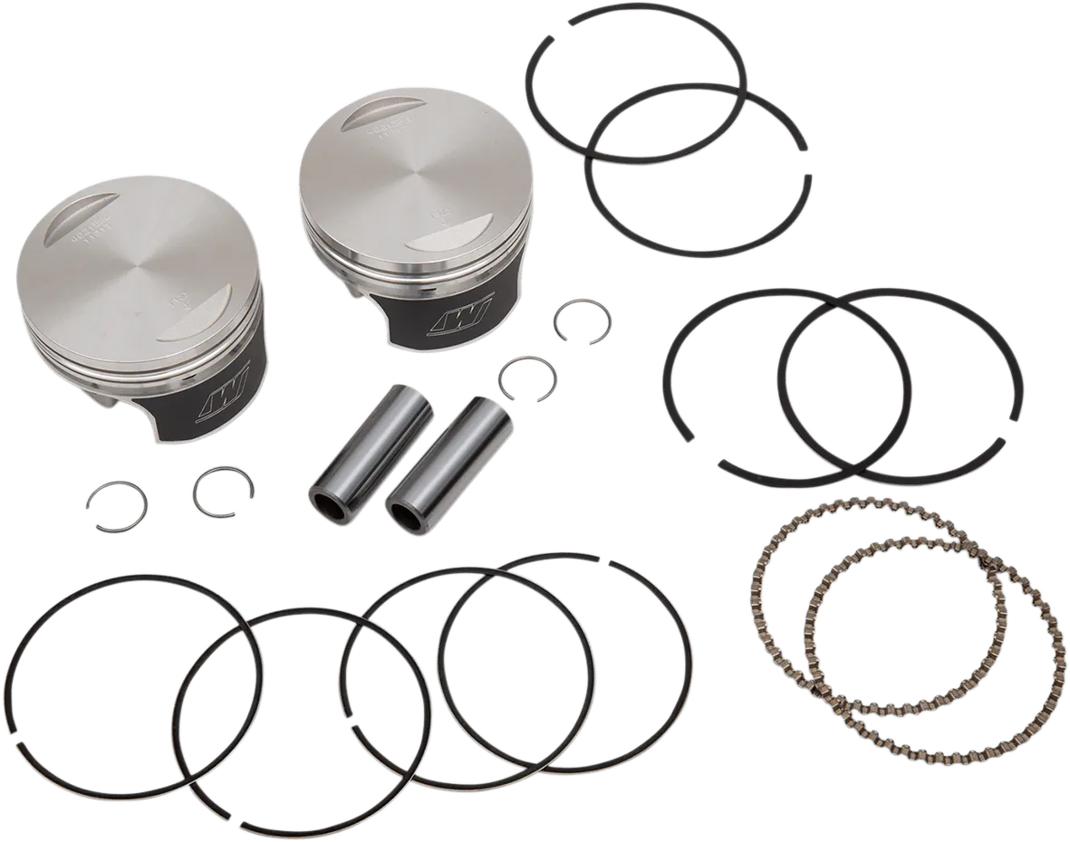 Wiseco K0215PS Tracker Series Piston Kit (1340ci.) - Standard Bore, 8.5:1 Compression