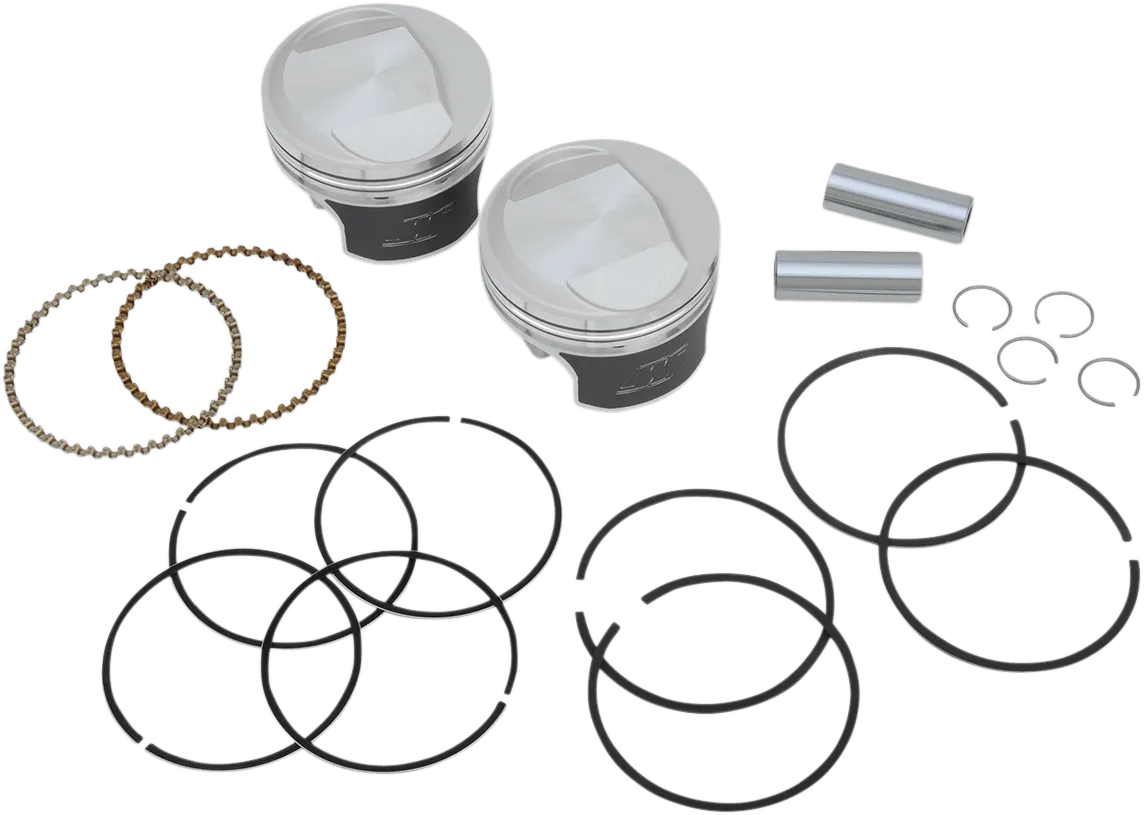 Wiseco K0216P3 Tracker Series Piston Kit (1030ci.) - .030in. Oversized, 10:1 Compression