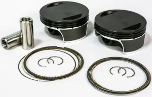 Wiseco K2785 K Black Edition Piston Kit ( 114in., Postive -2cc) - 4.080in. Bore, 11:1 Compression
