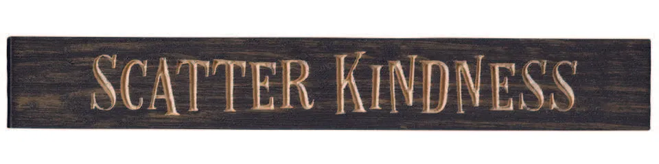 Wooden Shelf Setter Signs - 12" X 1.75"