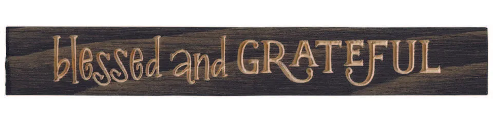 Wooden Shelf Setter Signs - 12" X 1.75"