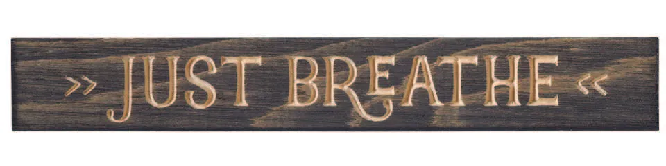 Wooden Shelf Setter Signs - 12" X 1.75"