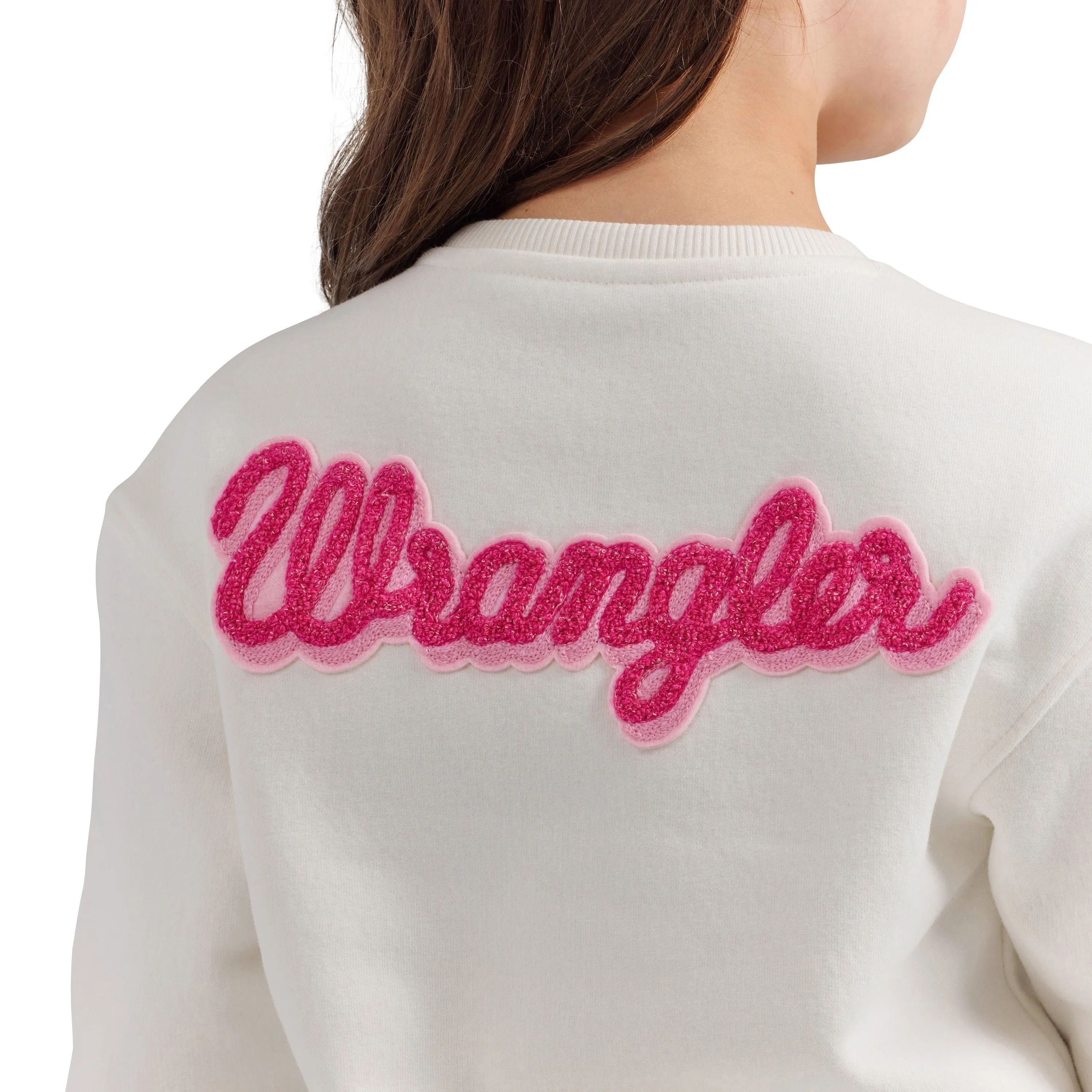 Wrangler x Barbie Girls' Relaxed Logo Sweatshirt