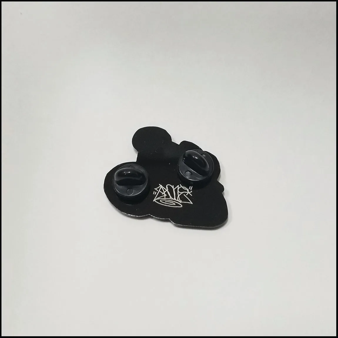 ZA ONE White Throwie - Enamel Pin
